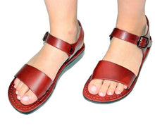 Camel Sandals Model 12 leather sole